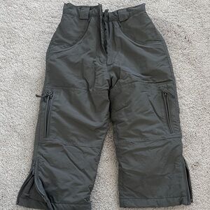 Kids LL Bean Dark Gray Snow Pants